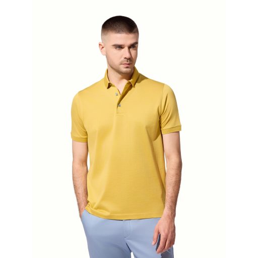 tricou polo galben barbati