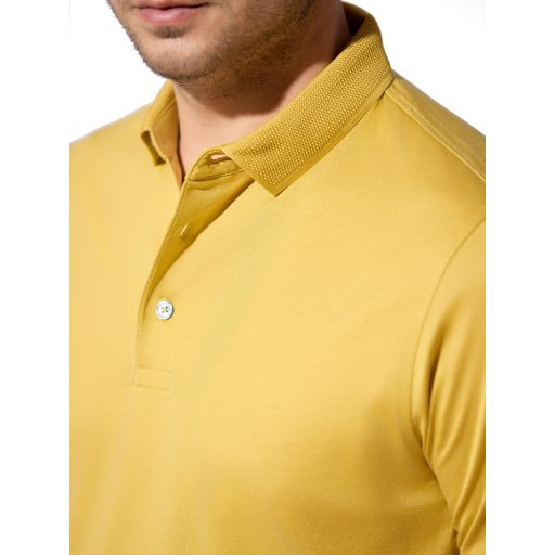 tricou polo galben barbati