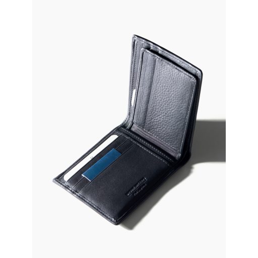 Portofel clasic negru din piele naturala