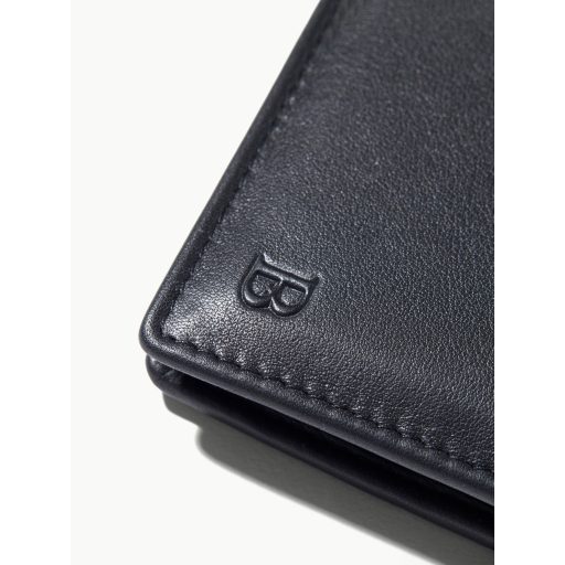 Portofel clasic negru din piele naturala