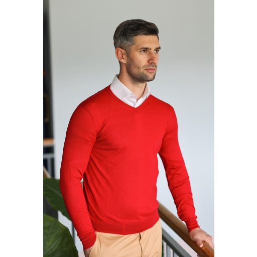 Pulover barbati  rosu