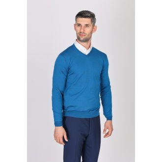 Pulover barbati  turcoaz