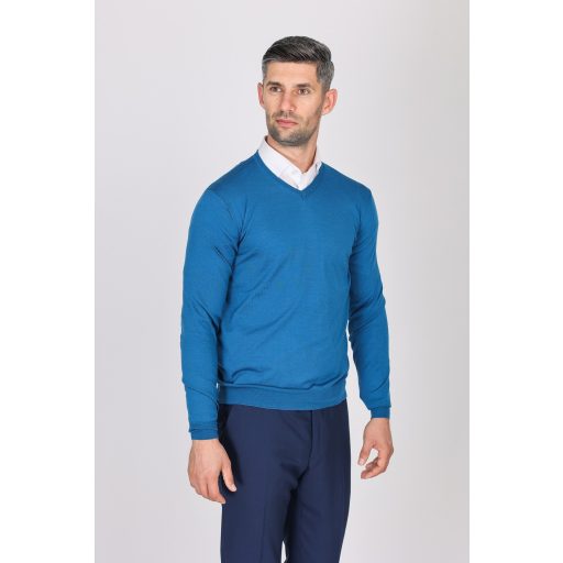 Pulover barbati  turcoaz
