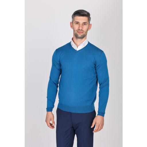 Pulover barbati  turcoaz