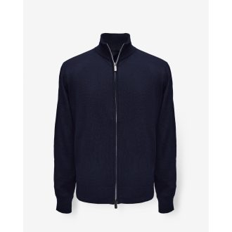 Pulover din lana cu fermoar