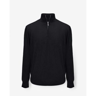 Pulover din lana cu fermoar