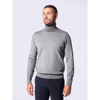 Pulover gri tip helanca