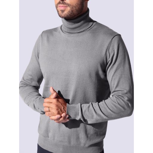 Pulover gri tip helanca