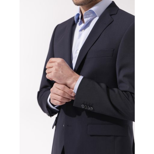 sacou bleumarin barbati lana stretch