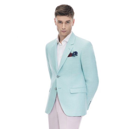 sacou verde pudrat barbati in si lana