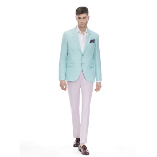 sacou verde pudrat barbati in si lana