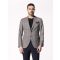 sacou barbati gri in carouri