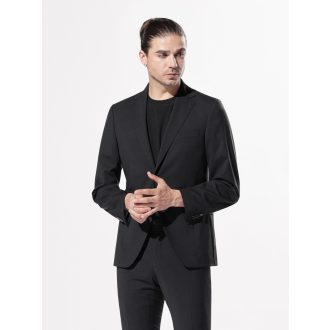 sacou negru barbati clasic elegant