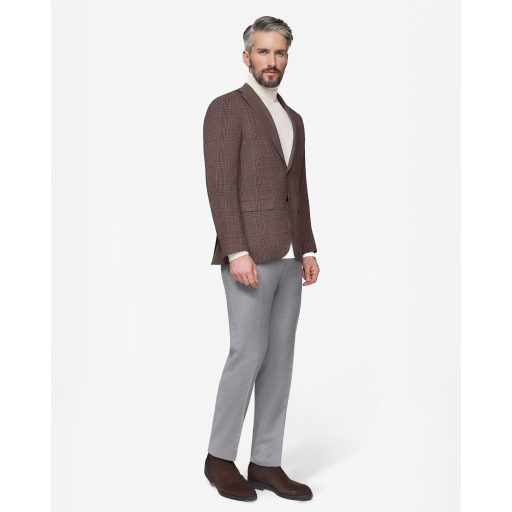 sacou burgundy barbati lana