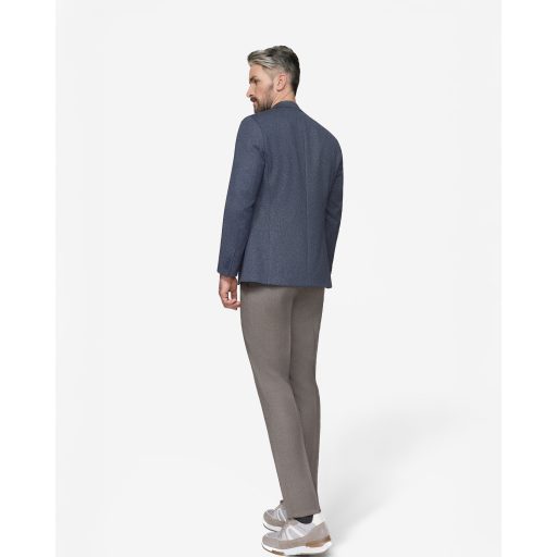 sacou albastru barbati bumbac stretch