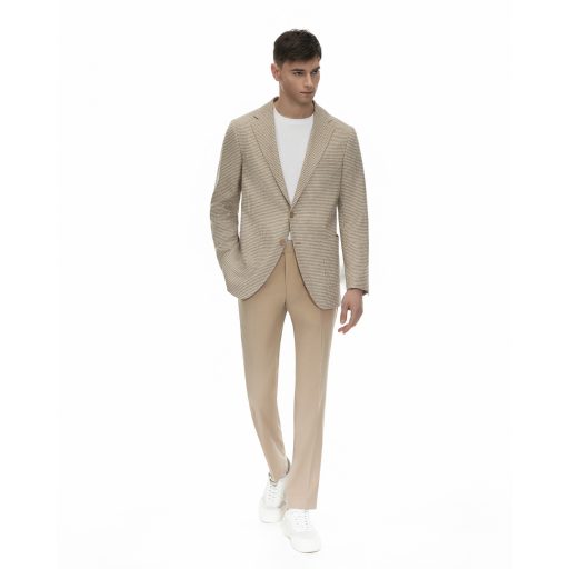 sacou casual barbati bej