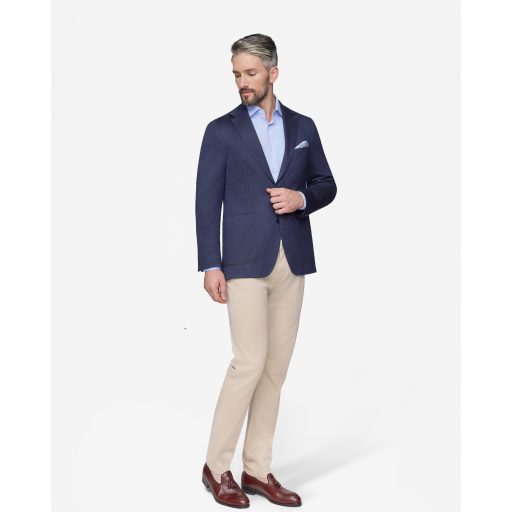 sacou bleumarin casmir elegant confortabil