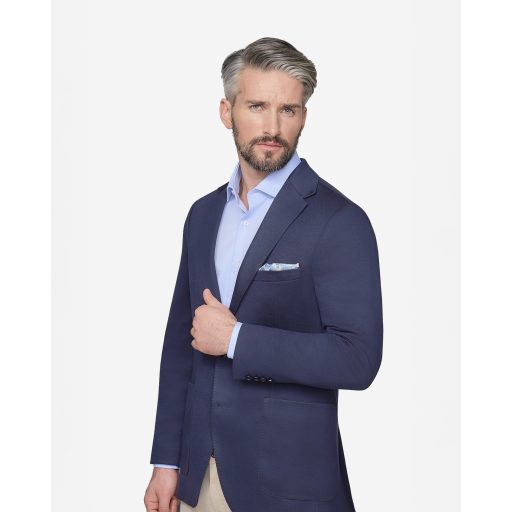 sacou bleumarin casmir elegant confortabil