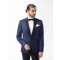 sacou smoking barbati albastru
