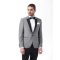sacou smoking barbati gri