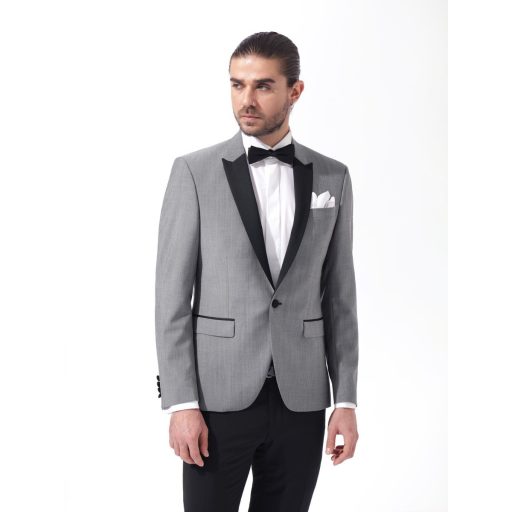 sacou smoking barbati gri