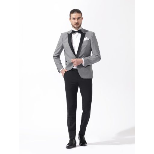 sacou smoking barbati gri