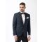 sacou smoking barbati bleumarin inchis lana