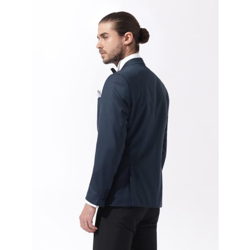 sacou smoking barbati bleumarin inchis lana