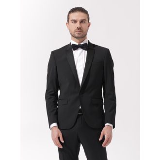 sacou smoking barbati slim fit negru