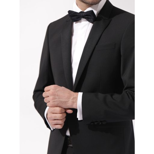 sacou smoking barbati slim fit negru