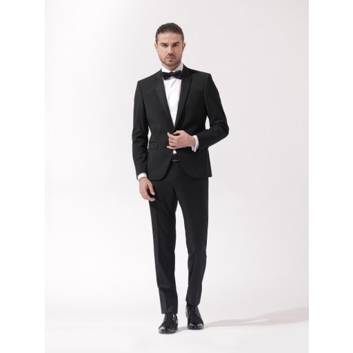 sacou smoking barbati slim fit negru