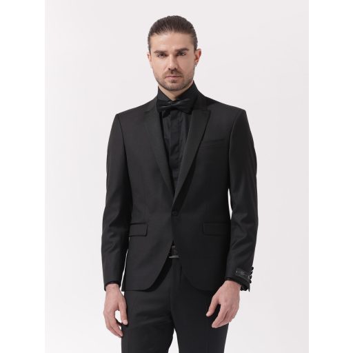 sacou smoking barbati negru de seara