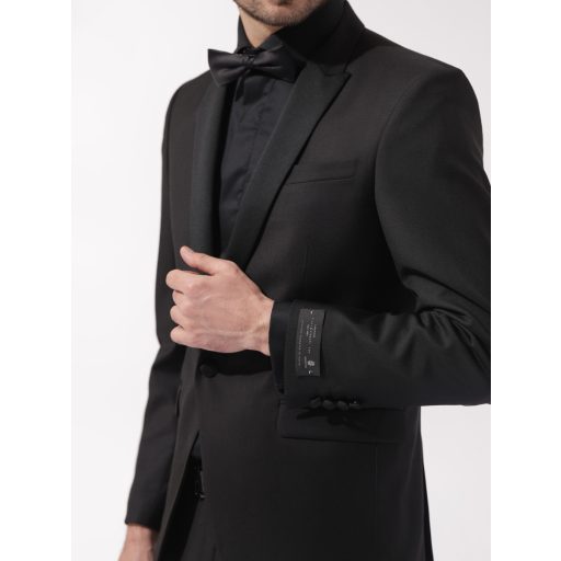 sacou smoking barbati negru de seara