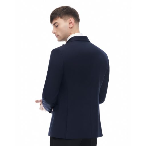 sacou smoking barbati bleumarin