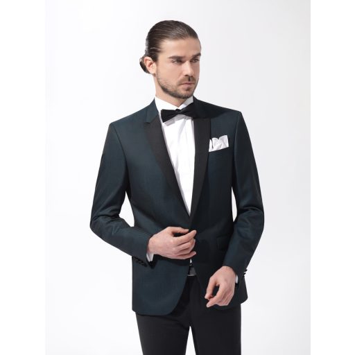 sacou smoking barbati verde inchis lana