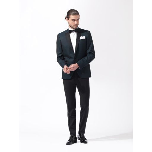 sacou smoking barbati verde inchis lana