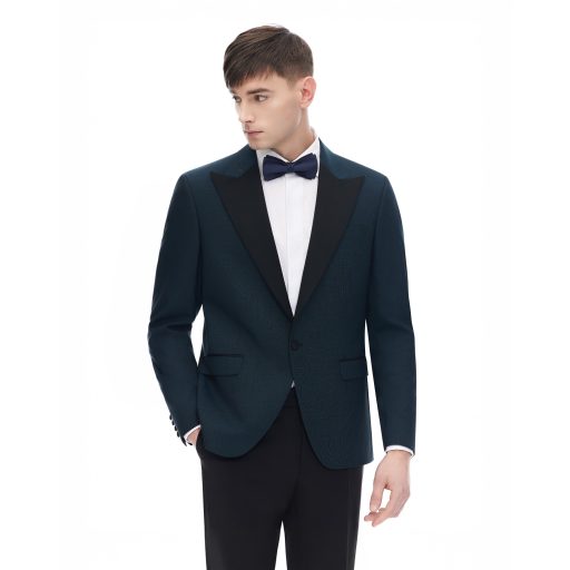 sacou smoking barbati verde inchis