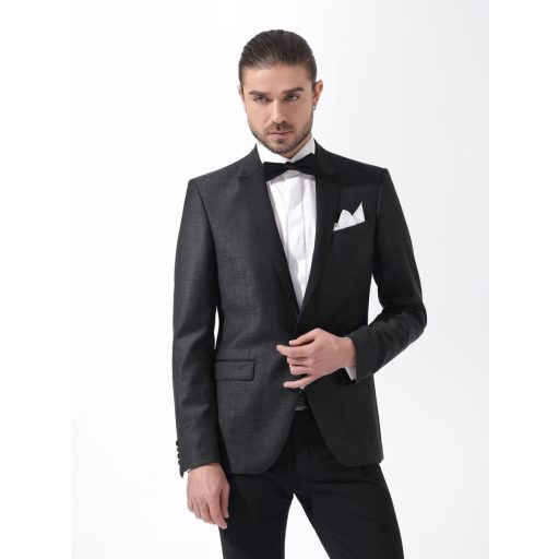 sacou smoking barbati gri antracit