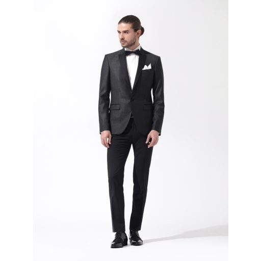 sacou smoking barbati gri antracit