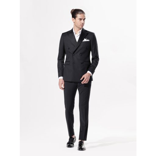 sacou smoking barbati negru lana