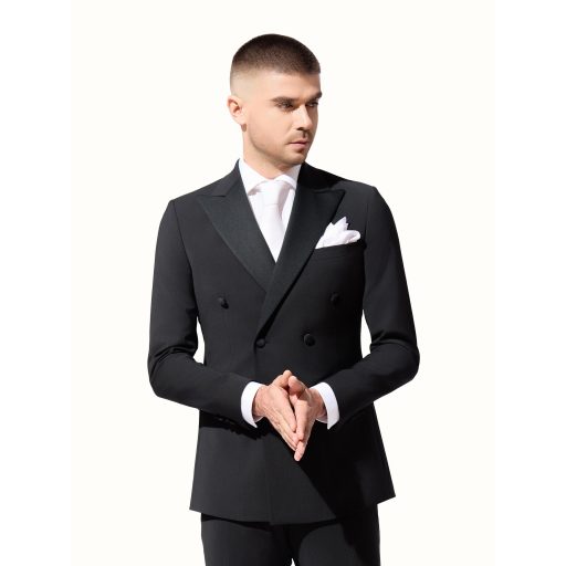 sacou smoking barbati negru