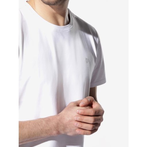 tricou alb simplu barbati