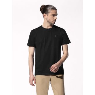 Tricou barbati negru din bumbac