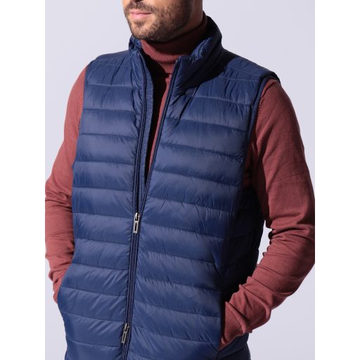 vesta barbati albastra matlasata