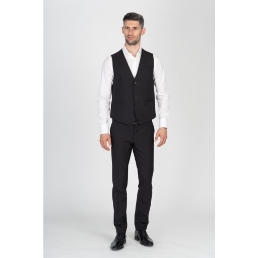 Vesta HAMILTON solid wool stretch black