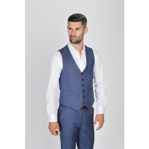 vesta costum barbati albastra